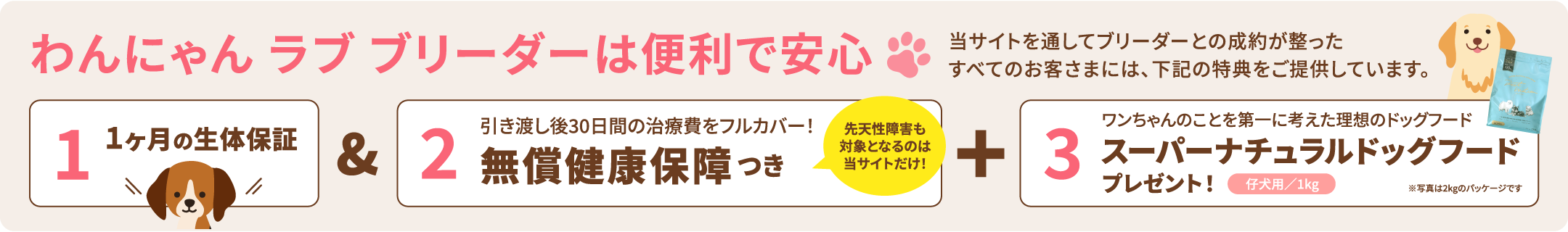 わんにゃんブリーダーは便利で安心